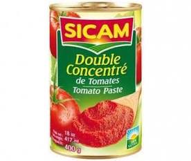 Concentré Double de Tomates Sicam 400g