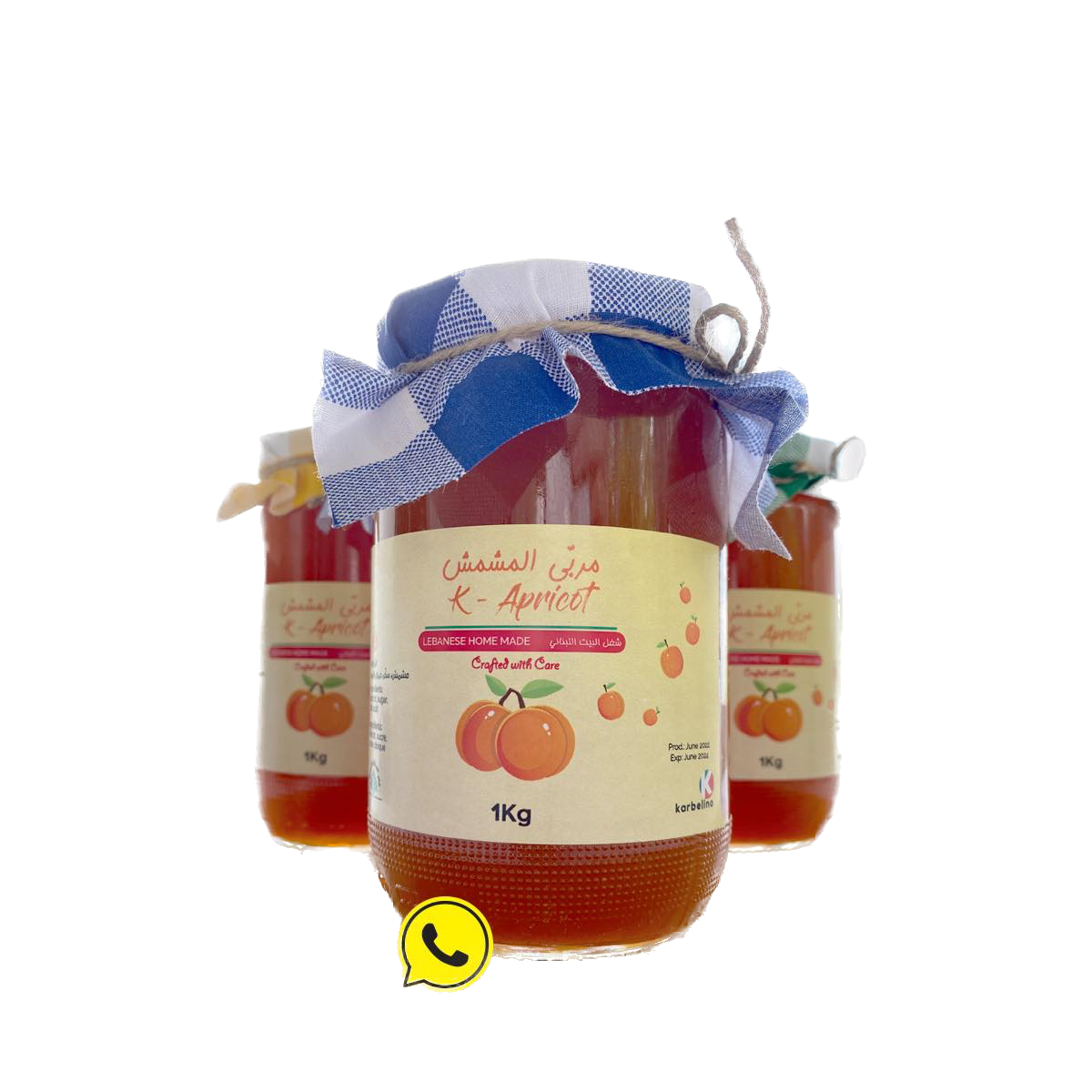 Confiture Abricot Karbelino 1Kg