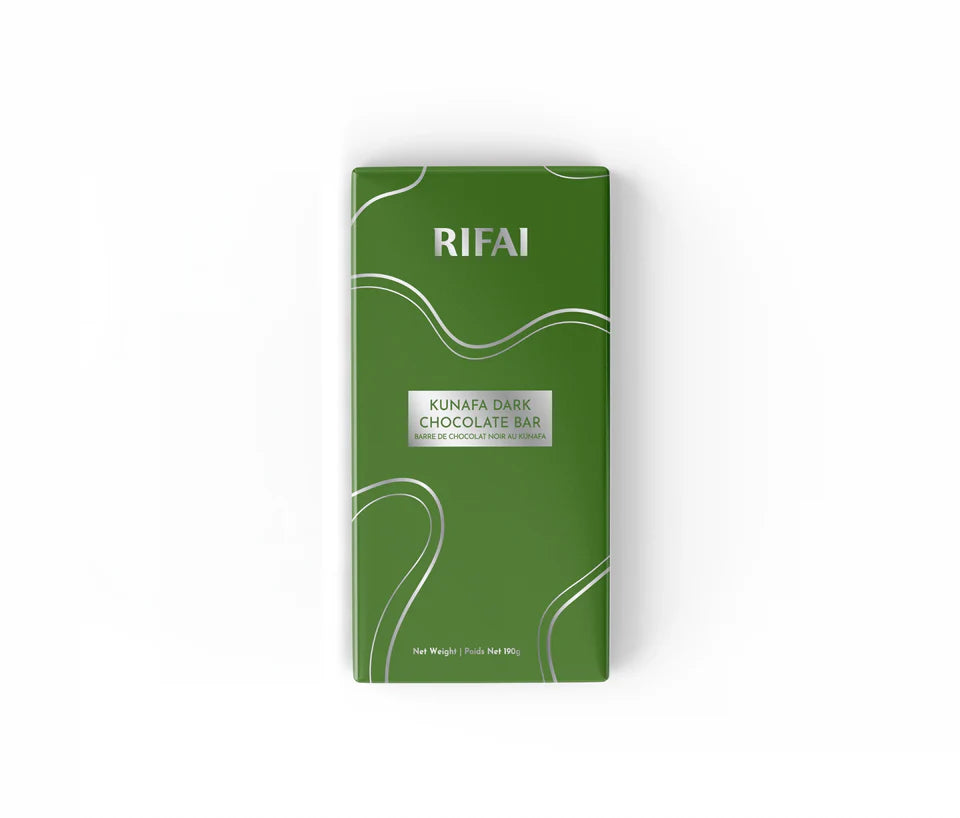 Barre Libanaise Chocolat Noir Kunafa Rifai 190 g