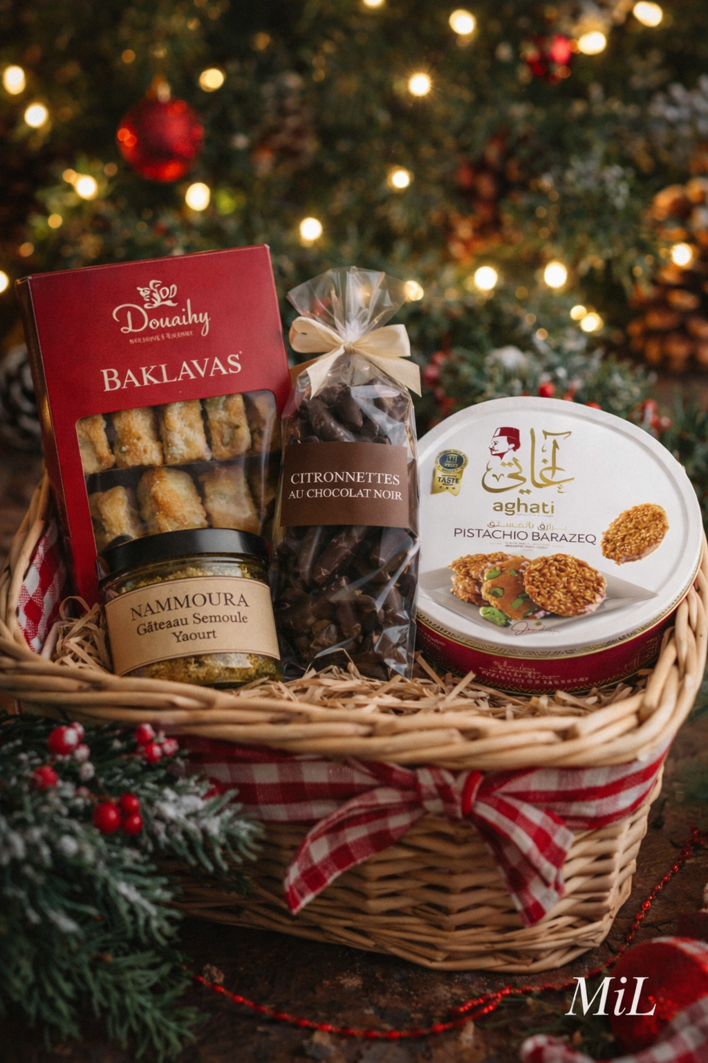 Cadeau d'Entreprise Panier Libanais Patisseau