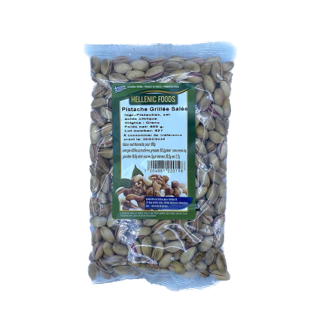 Pistaches grillées salées Hellenic Foods 400g