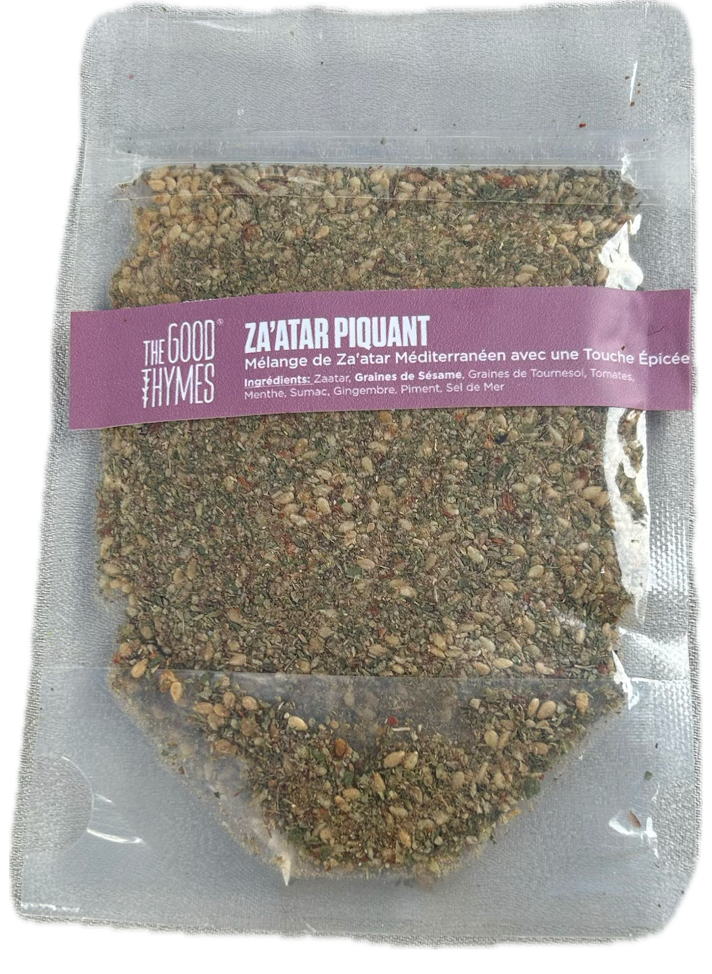 Zaatar Piquant Libanais The Good Thymes Petits Sachets Dégustation