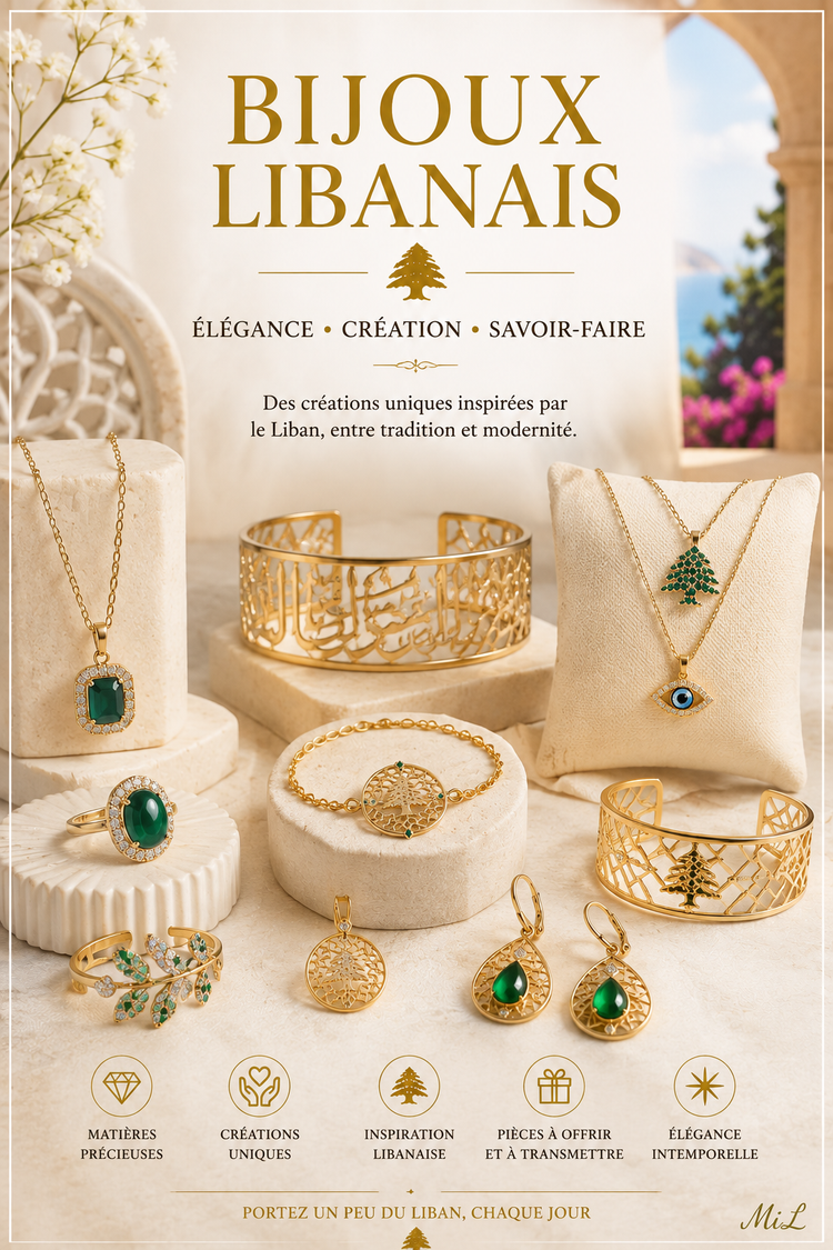 Bijoux libanais : élégance, création et savoir-faire