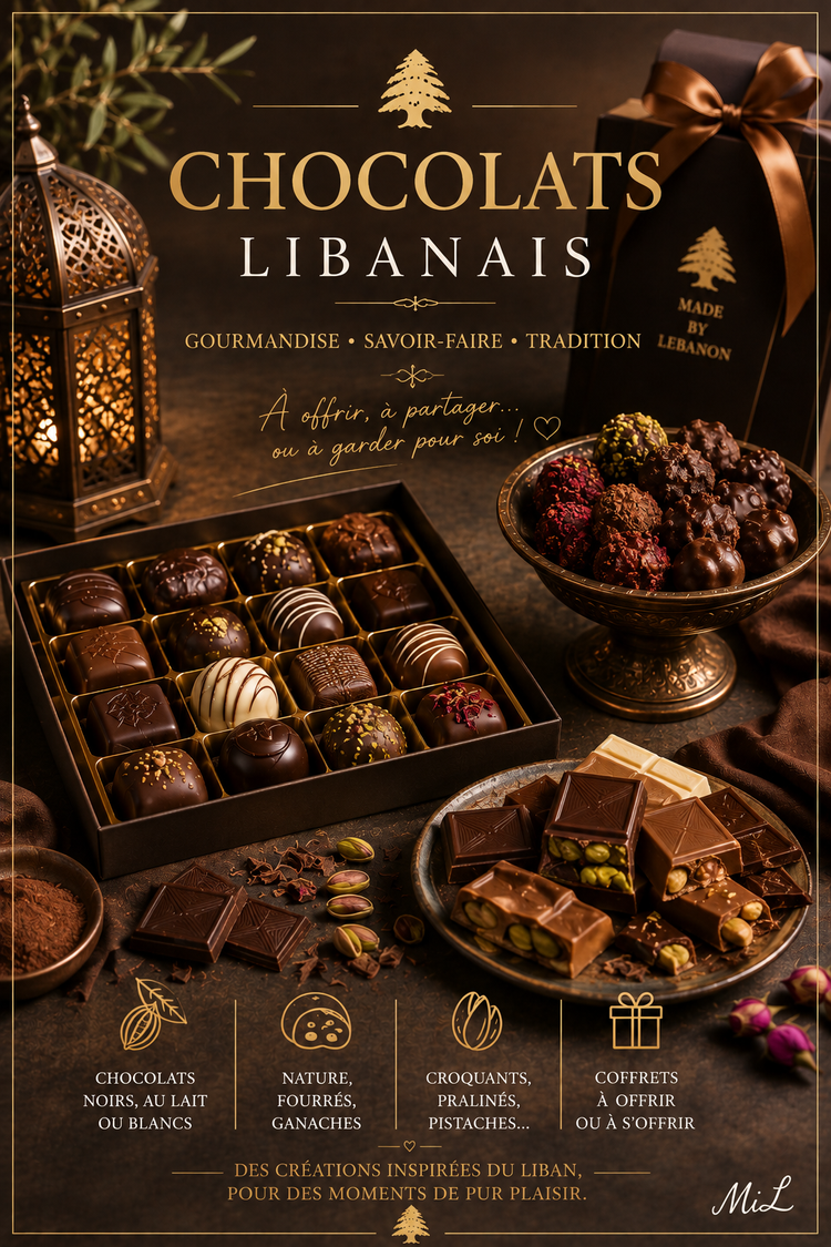 Chocolats libanais : gourmandise, créativité et savoir-faire