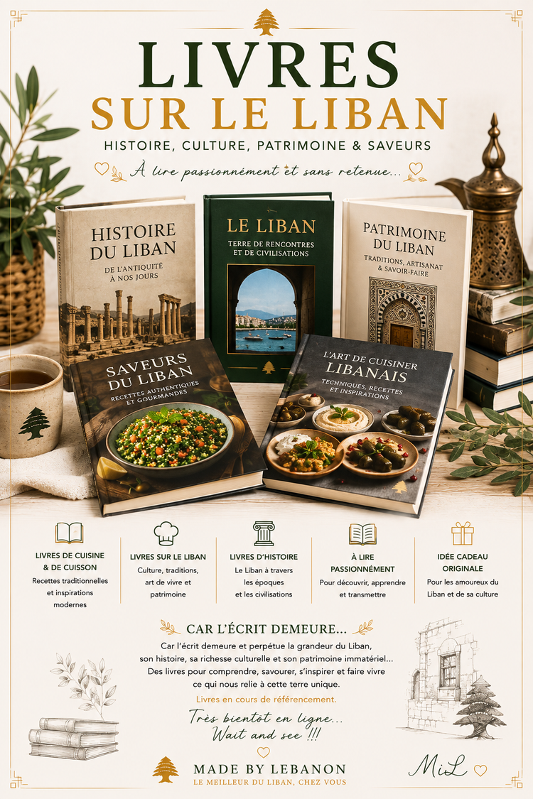 Livres sur le Liban : cuisine, histoire, culture et patrimoine