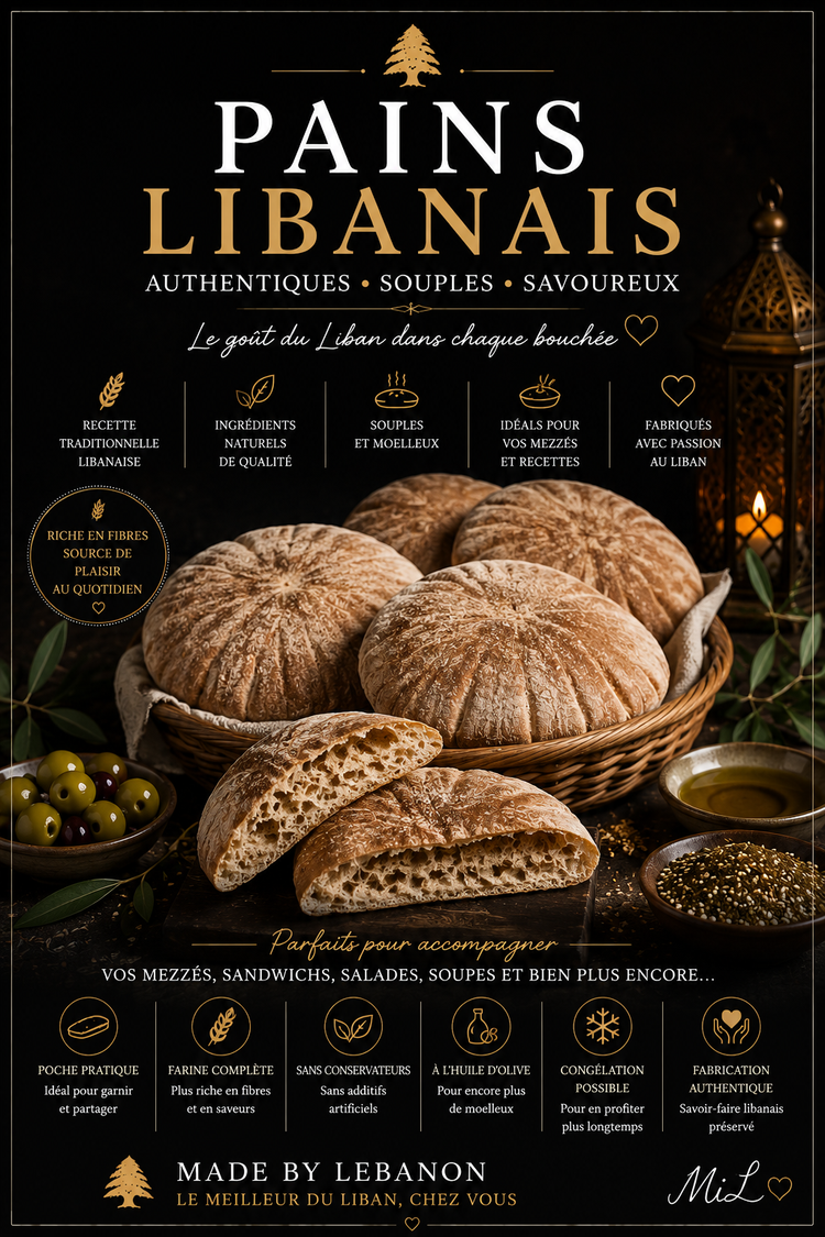 Pains et boulangerie libanais : l'incontournable de toutes les tables