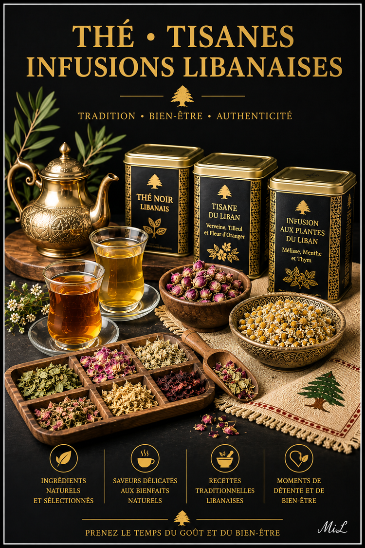 Café, Thés, tisanes et infusions libanaises : parfums et traditions du Liban