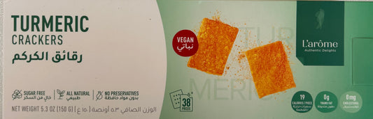 Crackers libanais au Curcuma Turmeric L'Arôme 38 pièces