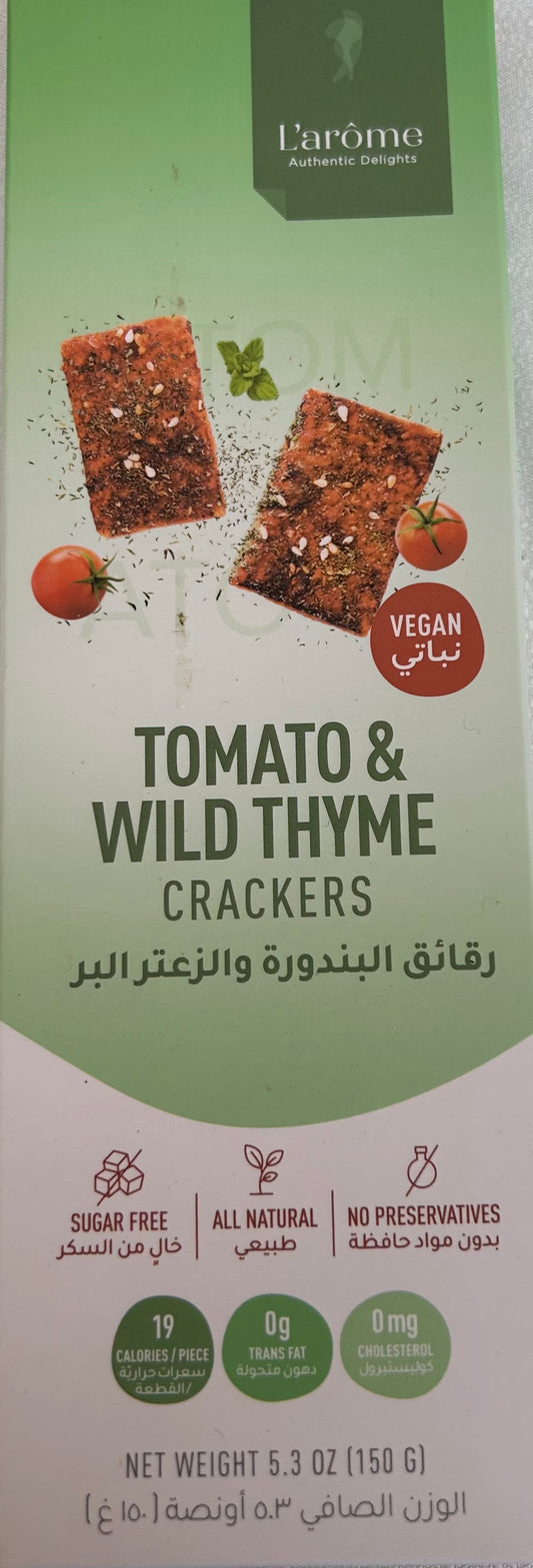 Crackers libanais au thym et aux tomates L'Arôme 38 pièces