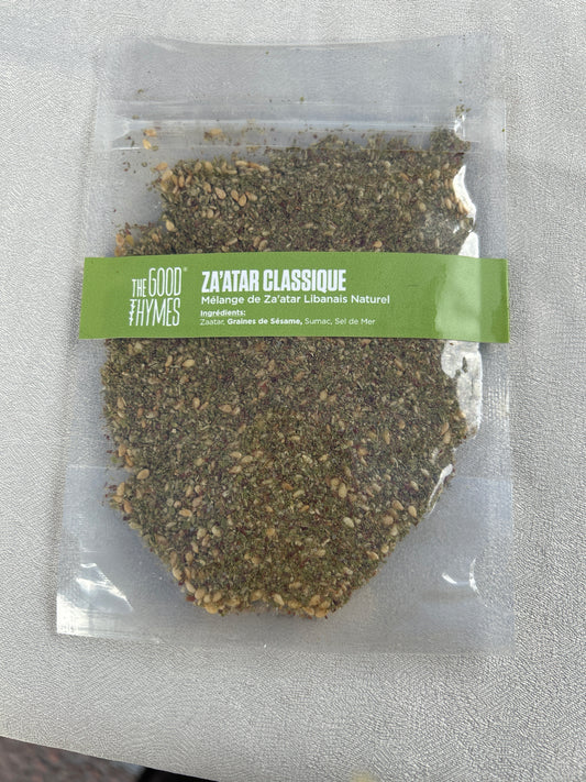 Zaatar Classique Libanais The Good Thymes Sachets Petits Dégustation