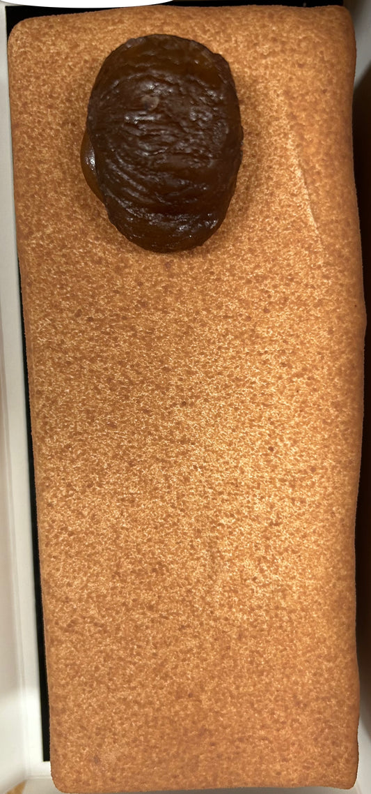 Bûche de Noël sans Gluten aux Marrons 6 pers - Sur commande