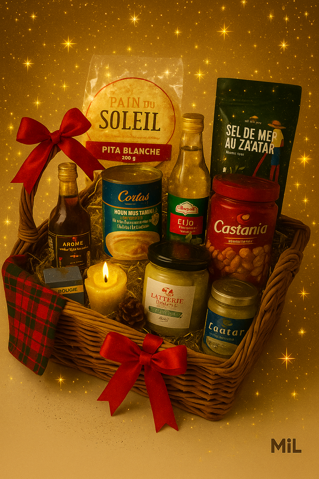 Coffret Cadeau Noël en Douceur de Produits Libanais 10 Produits