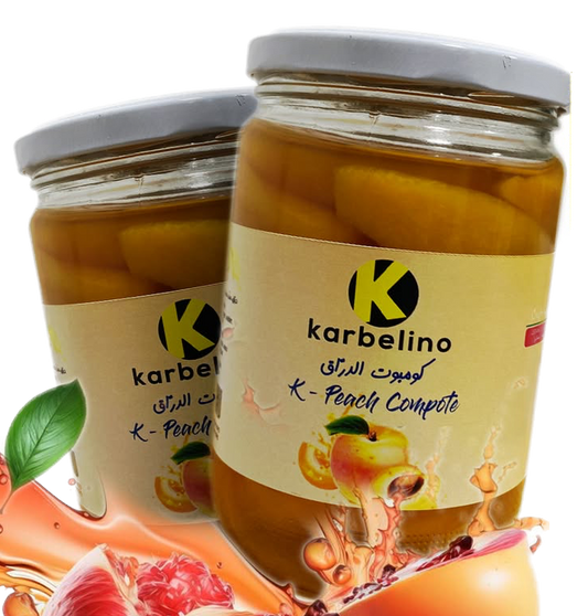 Compote Pêche Karbelino 1kg