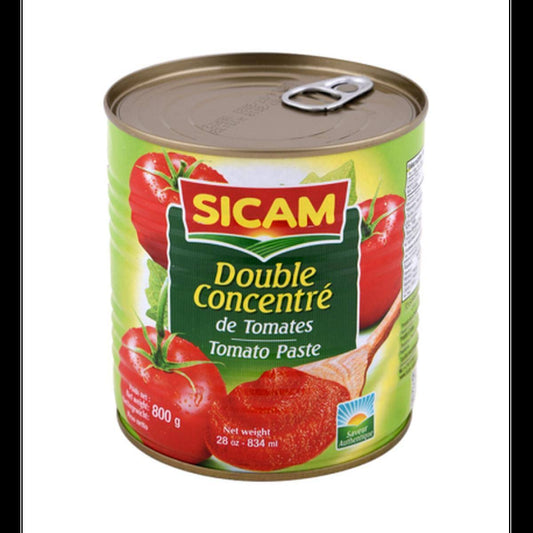 Concentré Double de Tomates Sicam 800g