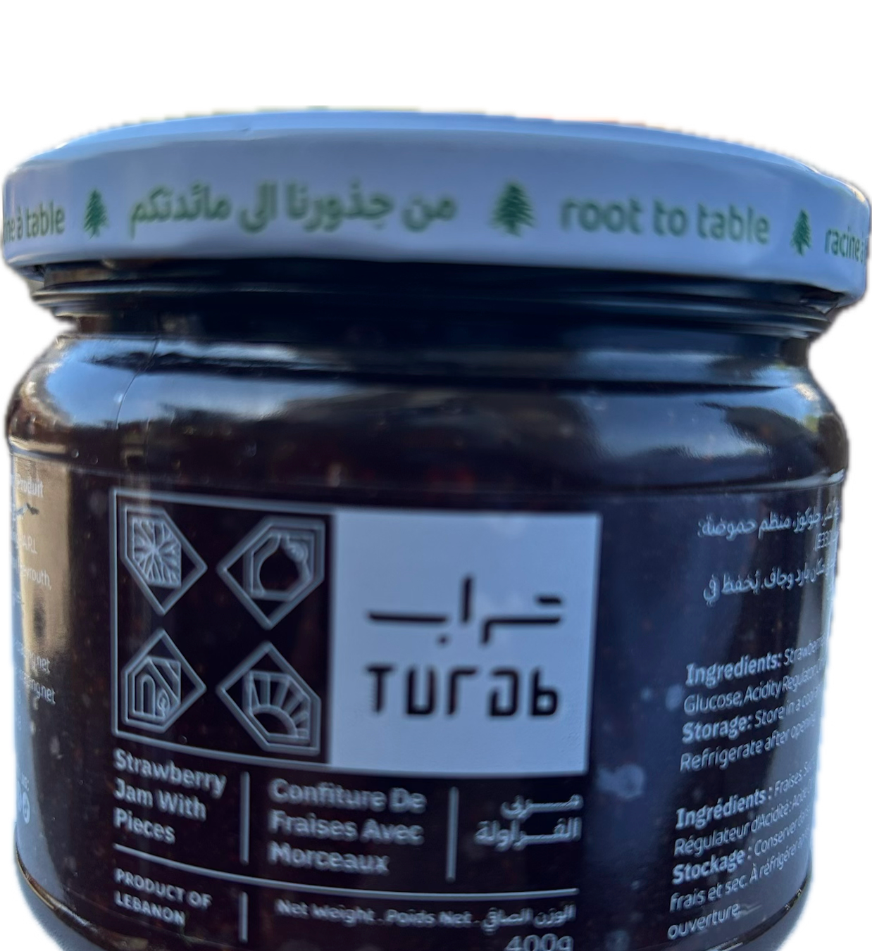 Confiture Fraises Turab 400g