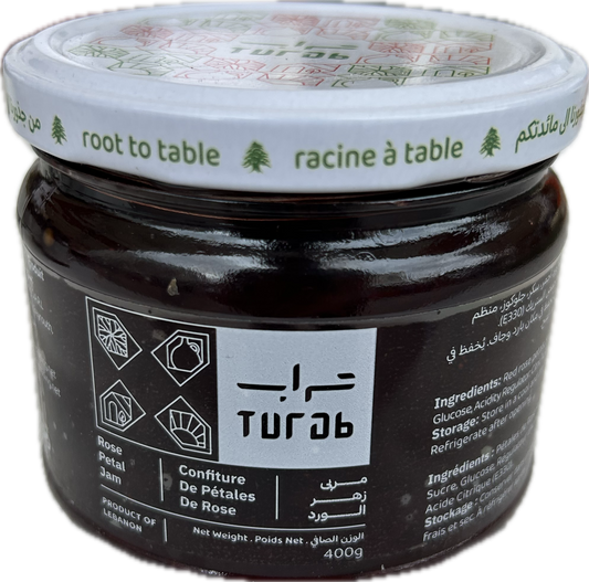 Confiture de Pétales de Rose Turab 400g
