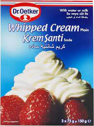 Crème Chantilly Whipped Cream Dr Oetker 150g