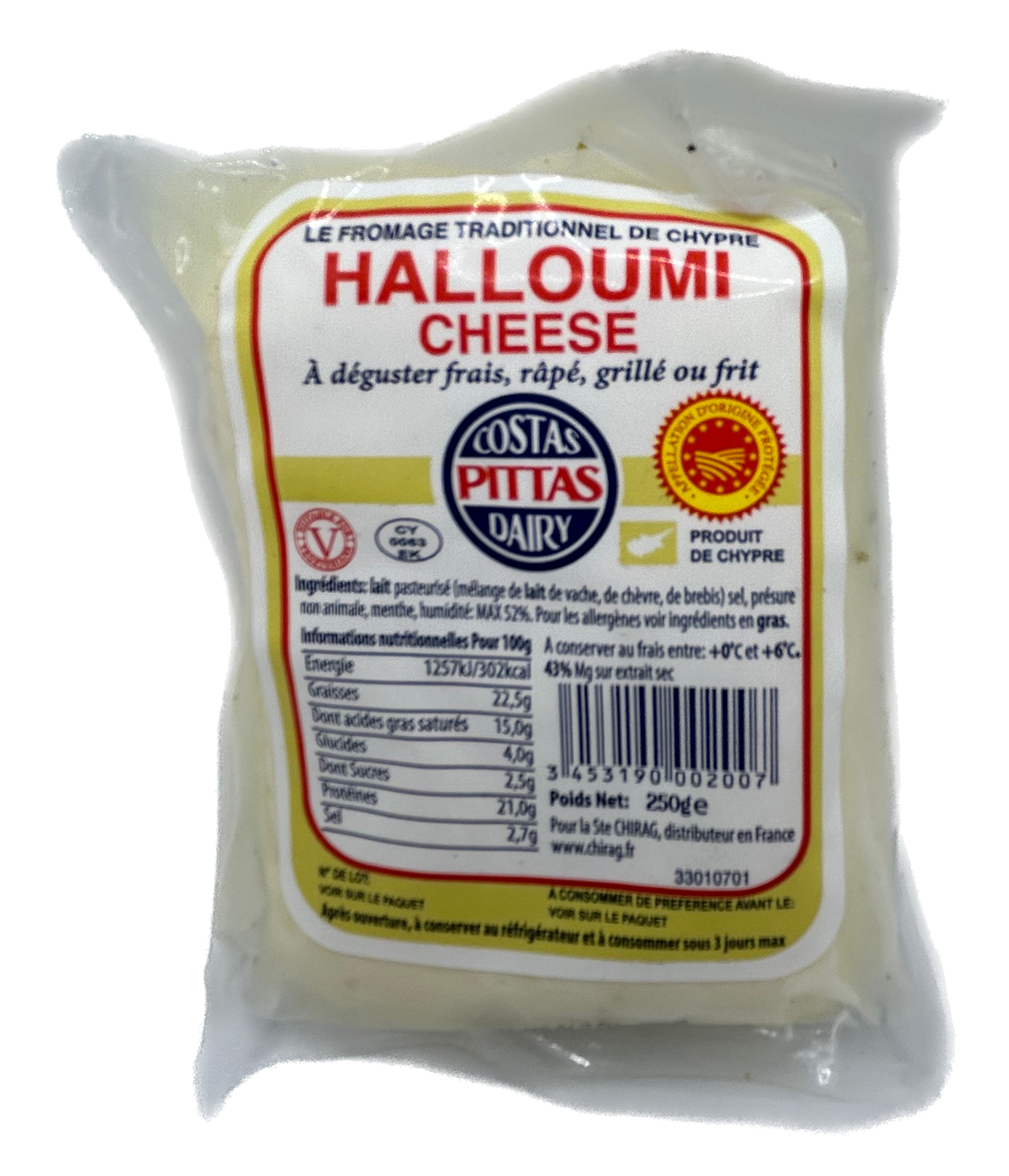 Halloumi Chypriote Pittas 250 g