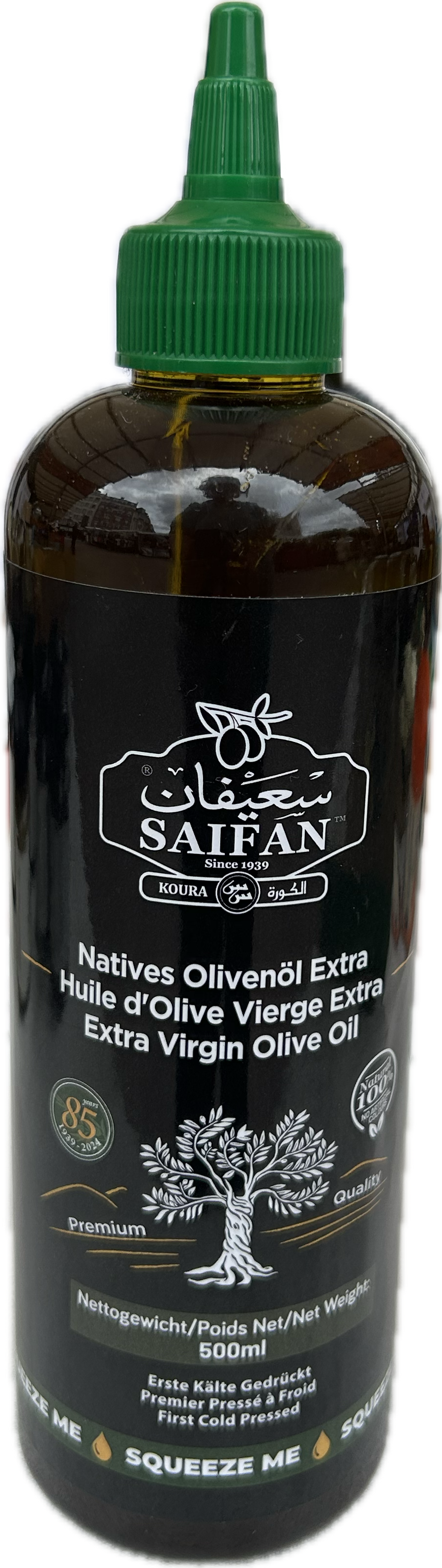 Huile Olive Saifan Bec Verseur Saifan 500ml