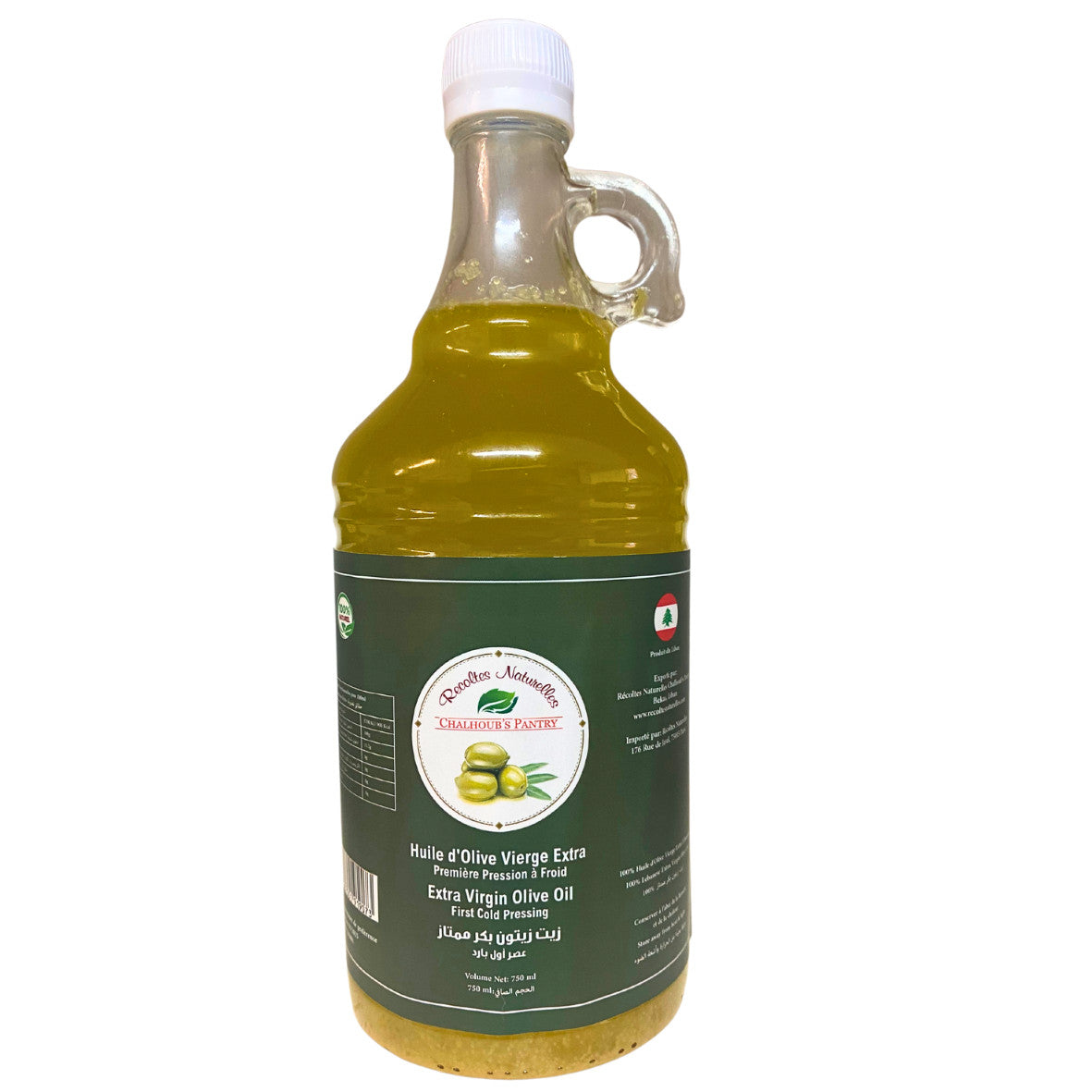 Huile d'Olive Libanaise Premium Chalhoub's Pantry 550 ml
