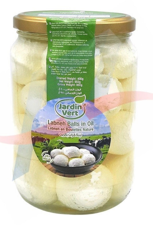 Labneh Chèvre Mkaazaleh Boules Jardin Vert 650g