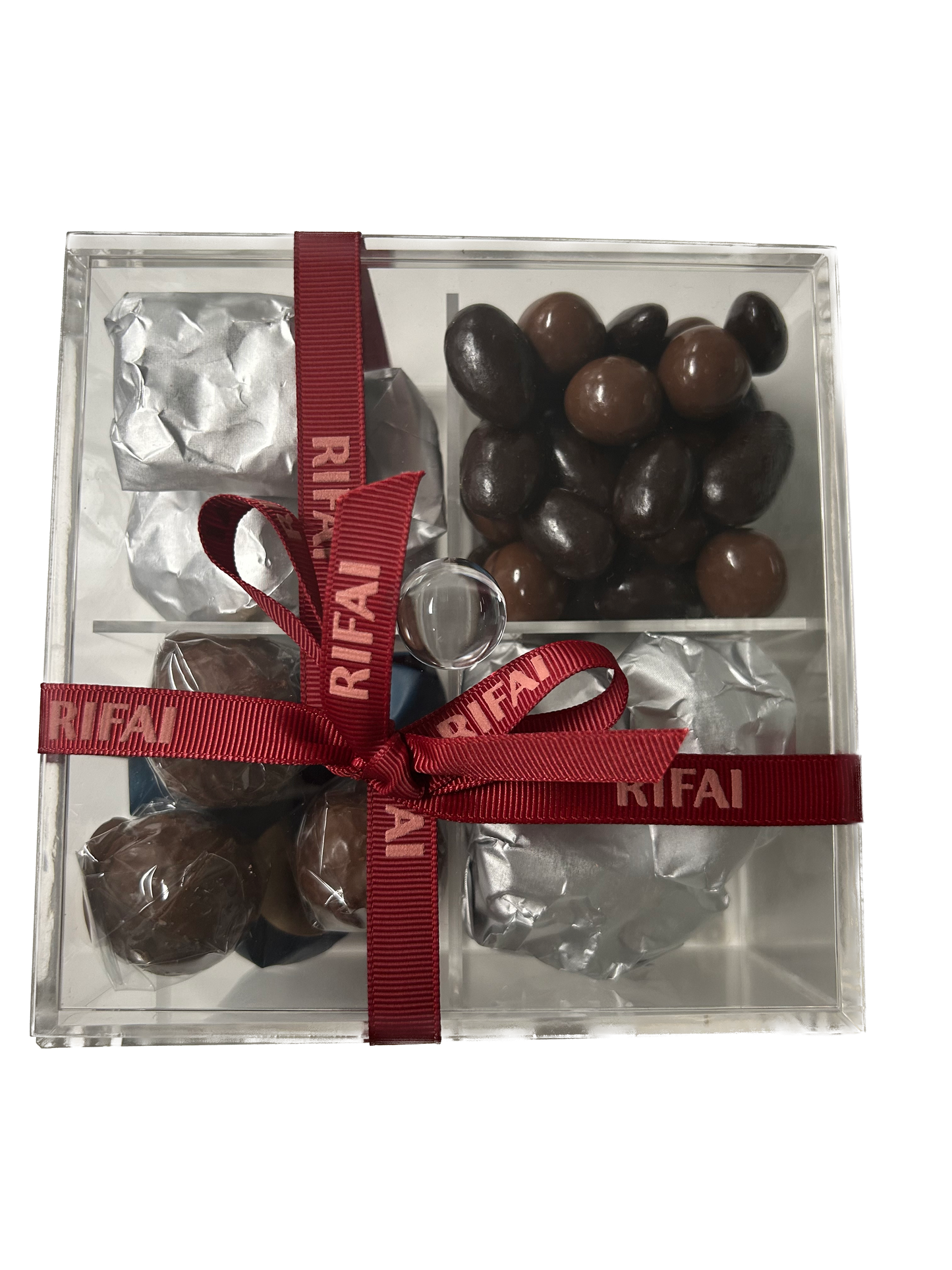 Chocolats Libanais Assortiment Rifai Grande Boîte plexi