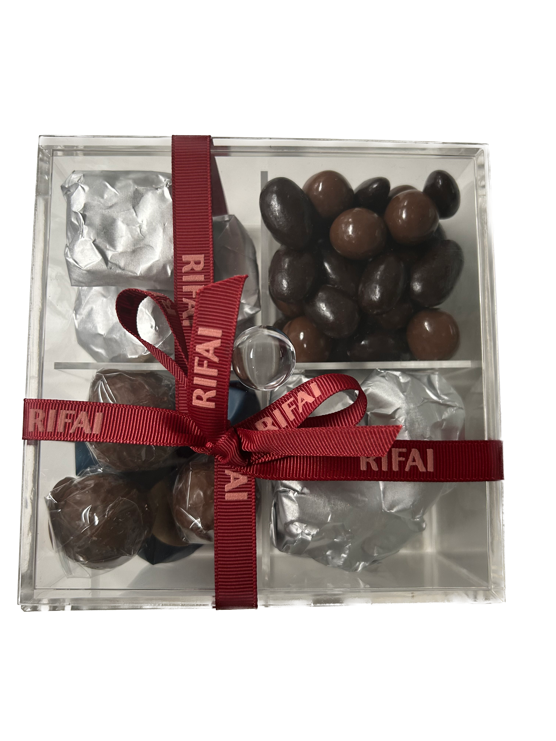 Chocolats Libanais Assortiment Rifai Grande Boîte plexi
