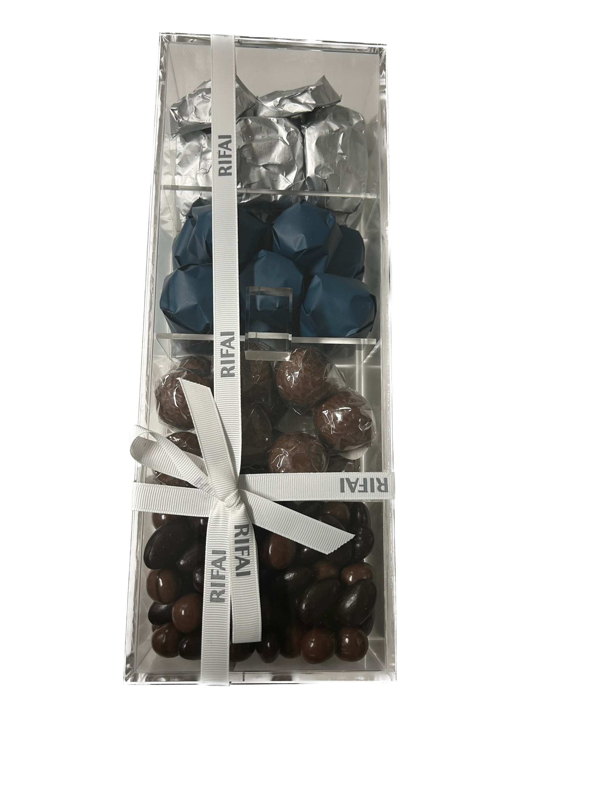Chocolats Libanais Assortiment Rifai Boîte plexi petite 500 g