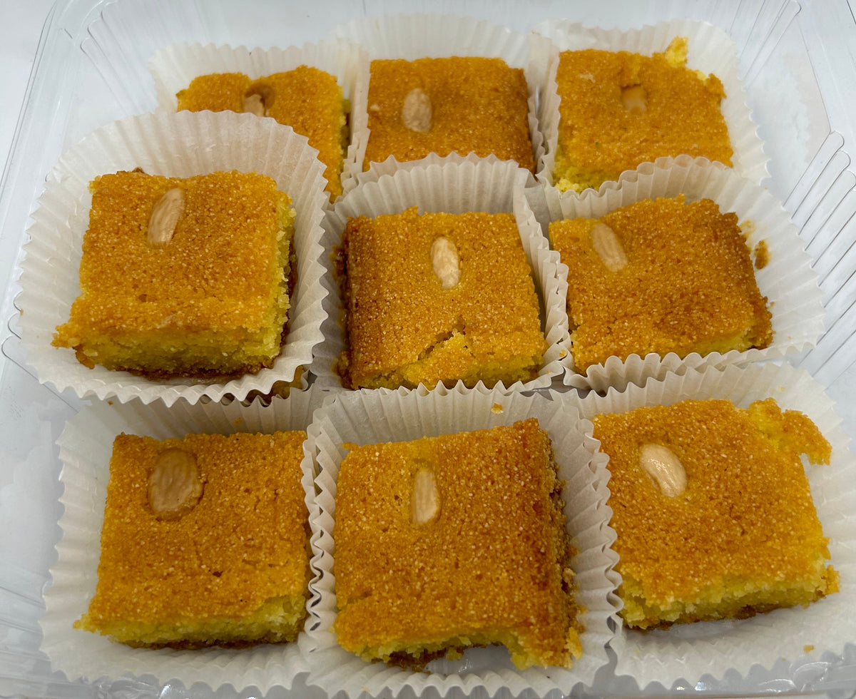 Nammoura Gâteau de Semoule au Ater Sirop Libanais Biscuit d’Or 500 g