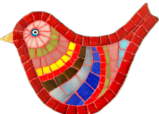 Oiseau Mosaïque Colorée