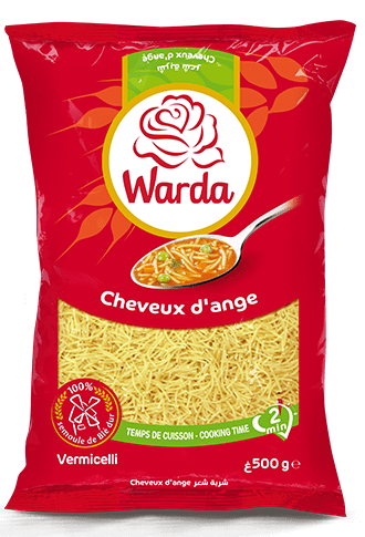 Pâtes Cheveux d'Ange Warda 500 g