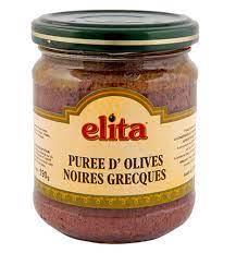 Purée d’Olives Noires Grecques Elita 180g