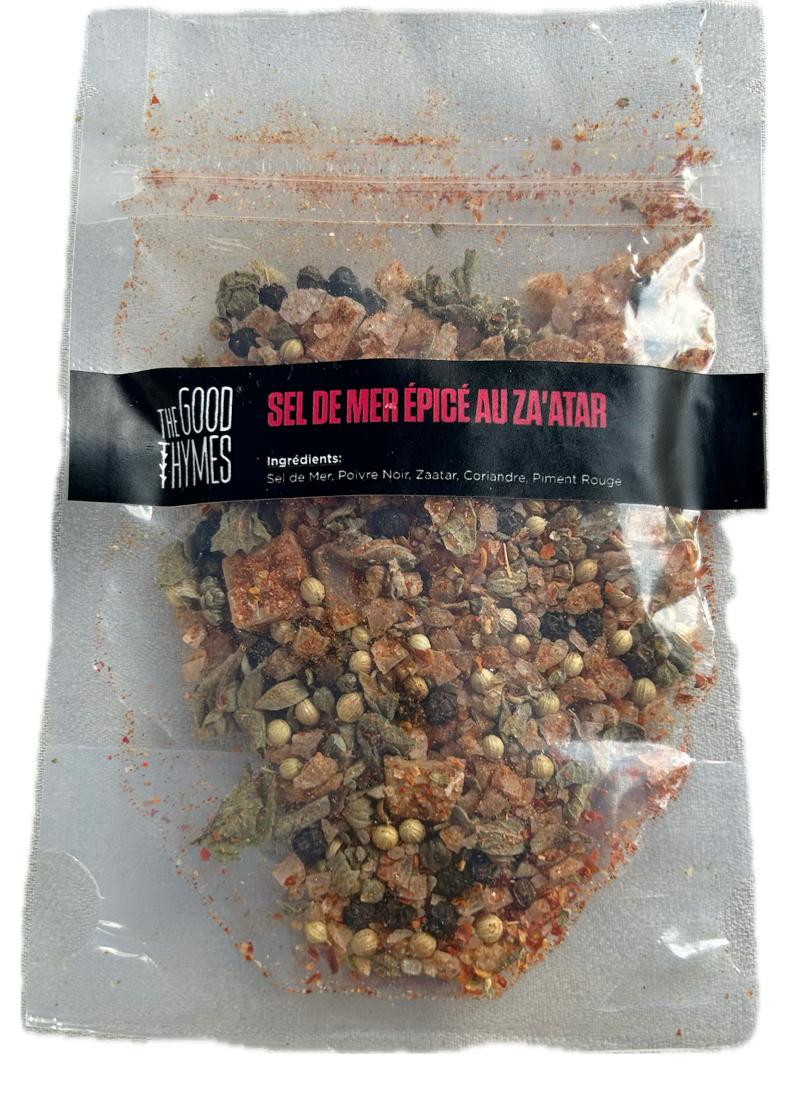 Sel de Mer Épicé au Zaatar Libanais The Good Thymes petits sachets dégustation
