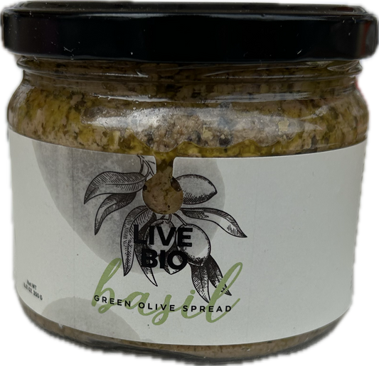 Tapenade Olives Vertes Basilic Olive Bio 250g
