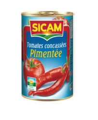 Tomates Concassées Piquantes Sicam 400g