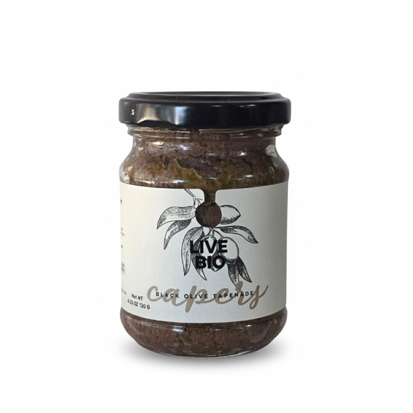 Tapenade Olives Noires Câpres Olive Bio 125g