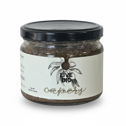 Tapenade Olives Noires Câpres Olive Bio 250g